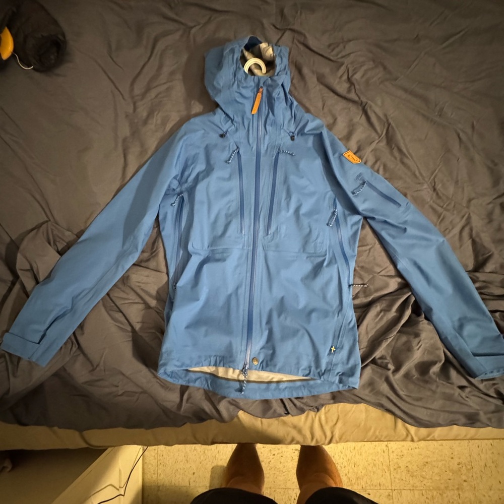 Fjallraven Blue Raincoat for Men
